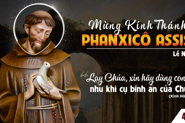Ngày 04/10: Thánh Phanxicô Assisi