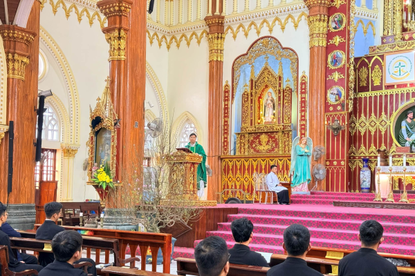 Chủng sinh Khóa VII – Đại Chủng viện Thánh Tâm Thái Bình: Tĩnh tâm tháng 02/2026