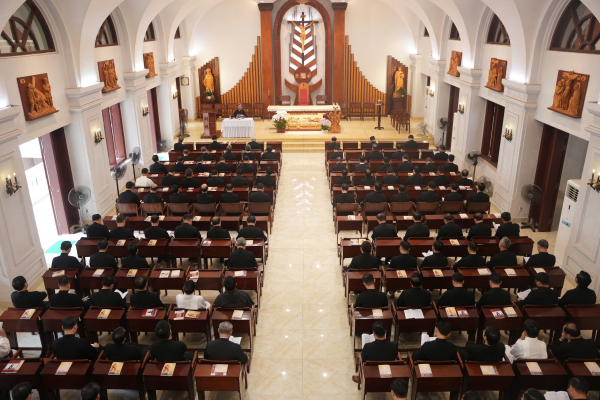 Khai mạc tuần tĩnh tâm năm của linh mục đoàn Giáo phận Thái Bình năm 2025