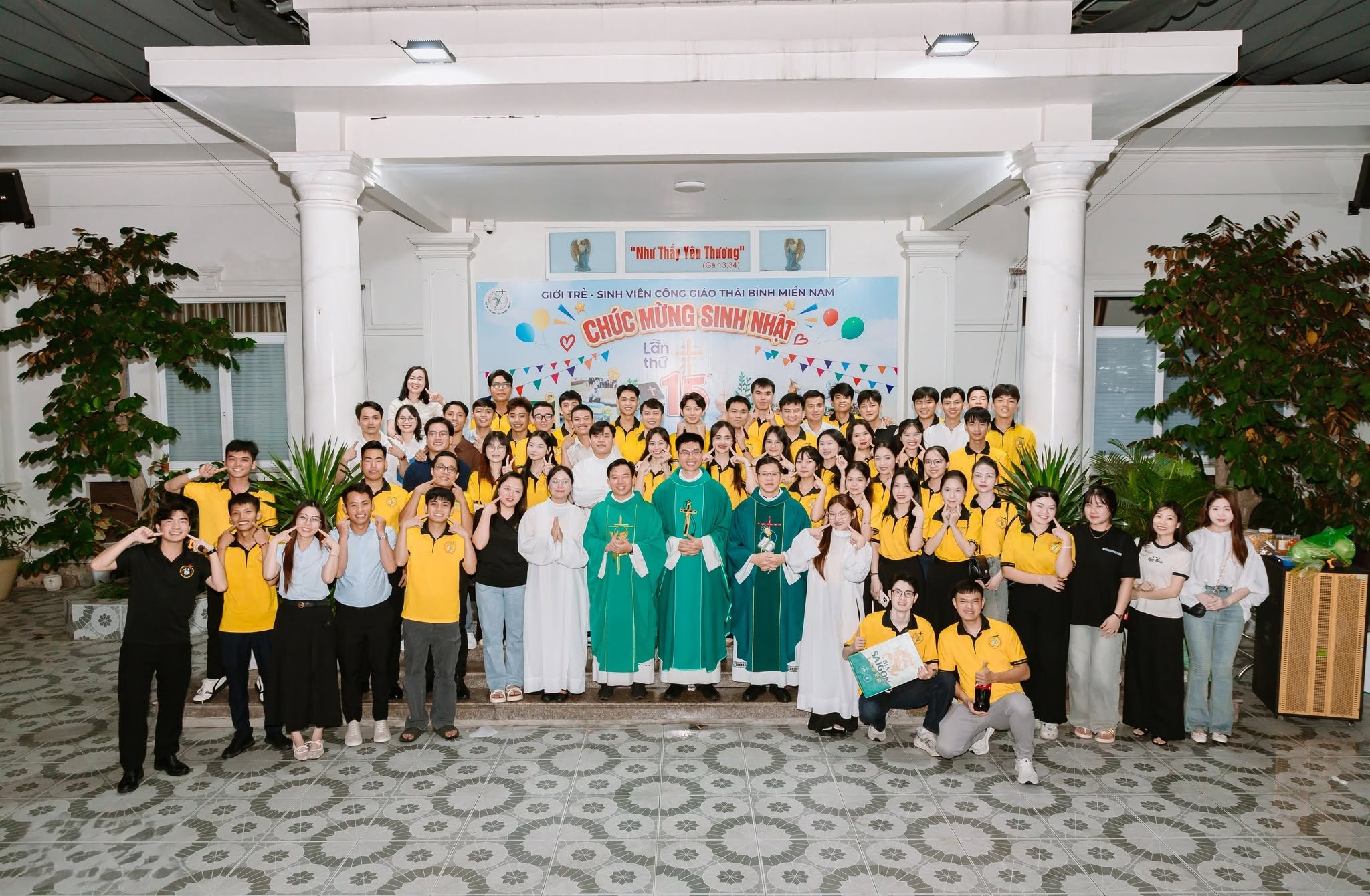 Nhóm Giới trẻ - Sinh viên Công Giáo Thái Bình Miền Nam mừng ngày thành lập: 15 năm hành trình đức tin
