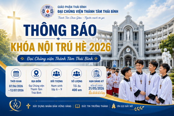 Thông báo: Khóa Nội trú hè năm 2026