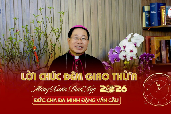 Lời chúc mừng Năm mới Bính Ngọ 2026 l Đức cha Đa Minh Đặng Văn Cầu - Giám mục Giáo phận Thái Bình