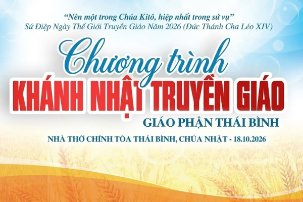Ngày Khánh nhật Truyền giáo năm 2026 - Giáo phận Thái Bình