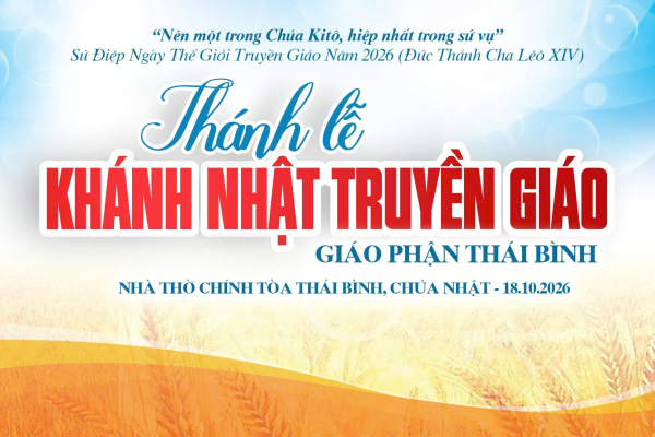 Khánh nhật Truyền giáo năm 2026 | Thánh Lễ | Giáo phận Thái Bình