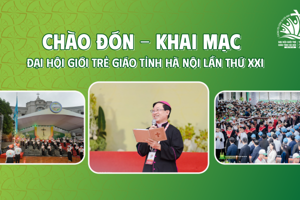 Cung nghinh Thánh Giá và Khai mạc Chương trình Đại hội Giới trẻ Giáo tỉnh Hà Nội lần thứ XXI tại Giáo phận Thái Bình