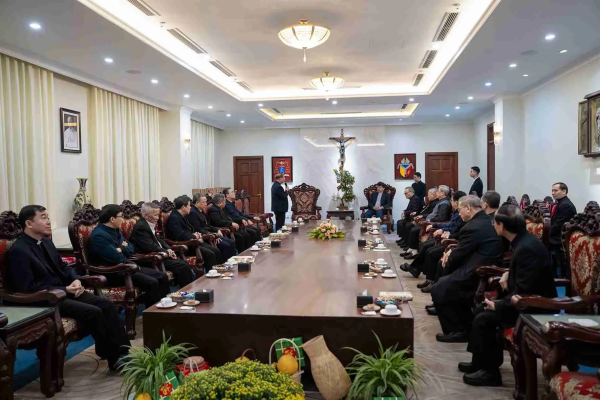 Quý Đức cha Giáo tỉnh Hà Nội họp mặt tất niên năm Ất Tỵ