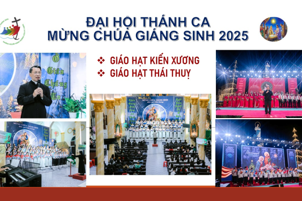 Đại hội Thánh Ca mừng Chúa Giáng Sinh 2025 tại các Giáo hạt: Kiến Xương, Thái Thuỵ